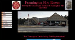Desktop Screenshot of farmingtonfd.net